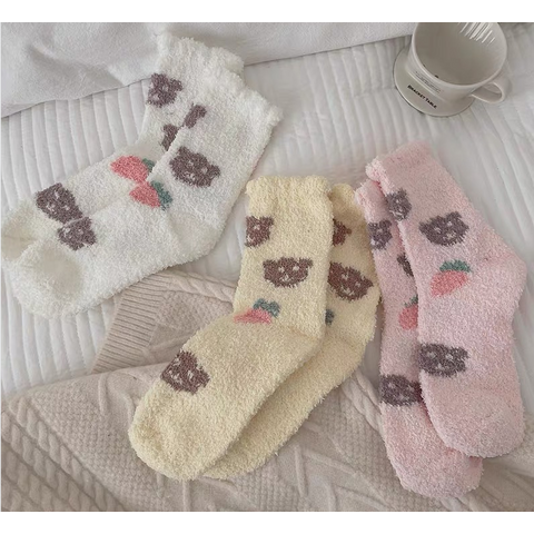 Buy Wholesale China High Quality Fuzzy Socks Female Thermal Winter Warm  Fuzzy Slipper Floor Socks Fuzzy Socks & Fuzzy Socks at USD 1.59