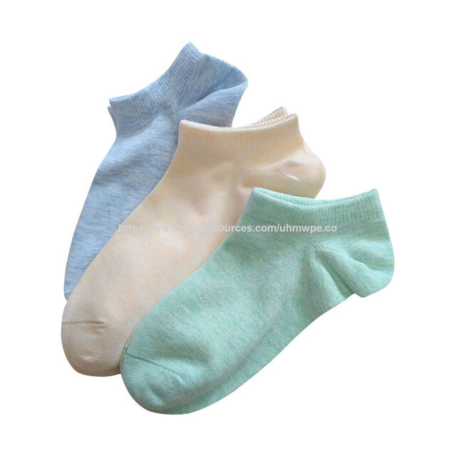 Logo Kustom Lucu Rajutan Kaus Kaki Pergelangan Kaki Wanita Perempuan for sale at factory direct price