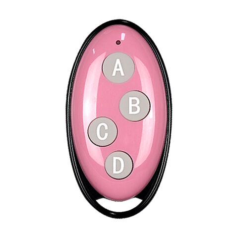Control Remoto RF Multicolor DC9V 4 Botones Código de Aprendizaje EV1527 Sirena Universal Lámpara LED Control de Iluminación Barreras rosa