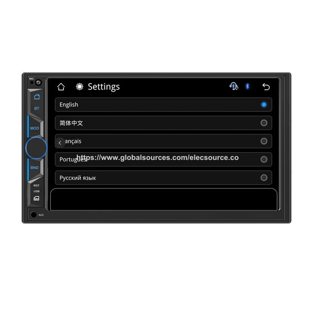 Radio de Coche Universal Certificada con Apple CarPlay, Sistema Linux de 7", USB/AUX/FM for sale at factory direct price