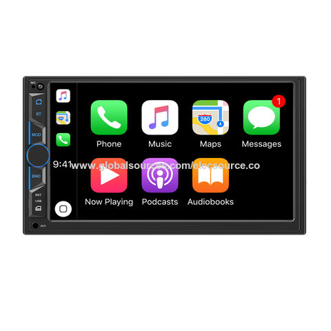 Écran de navigation intelligente de voiture sans fil à écran Linux Portable  Linux avec appareil photo
