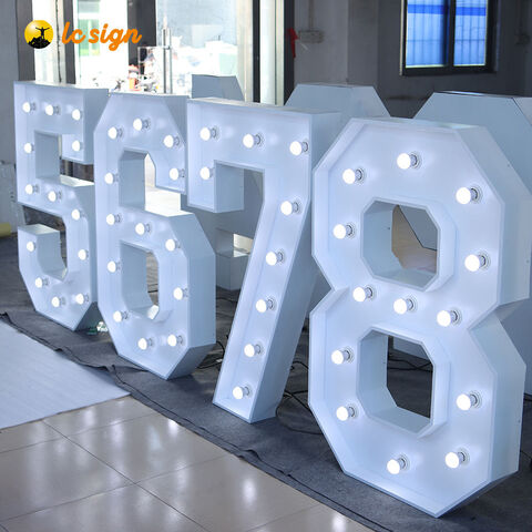 Factory Made Big Marquee Lights Number Letter Led Outdoor Light Up ...