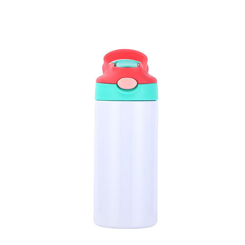350ml 304 Edelstahl Doppelwandige Isolierte Trinkflasche für Kinder mit Strohhalm for sale at factory direct price