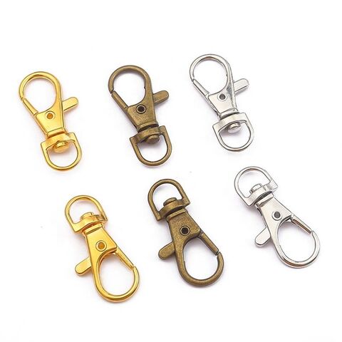  Copper Swivel Snap Clasps Set - Metal Swivel Lanyard