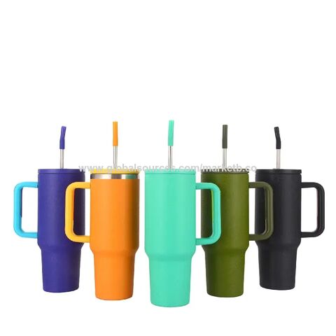 Buy Wholesale China Simple Modern 40 Oz Tumbler With Handle And Straw Lid  Insulated Cup Reusable Stainless Steel Water Bottle Travel Mug & Stainless  Steel Tumblers at USD 5.1