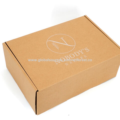 Buy Wholesale China Brown Color Kraft Paper Custom Packaging Boxes For ...