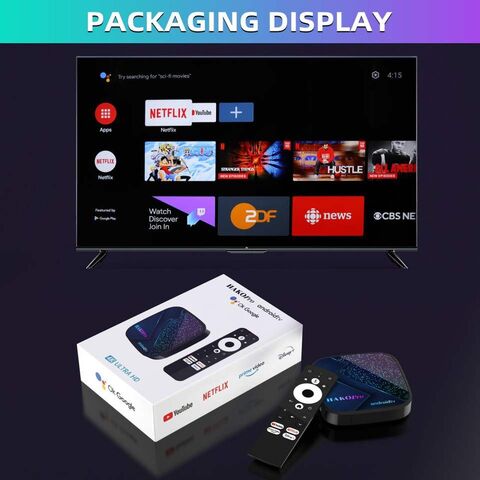 Android TV Box, decodificador de streaming 4k Amlogic S905Y4 Quad