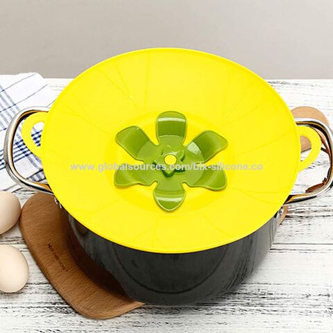 silicone boil over spill stopper lid