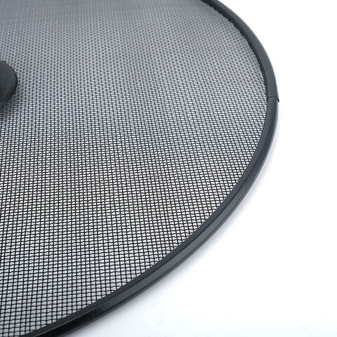 Food Grade Stainless Steel Grease Mesh Splatter Screen for Frying Pan Durable Grease Shield Guard Stops Hot Oil Splash Prot for sale at factory direct price
