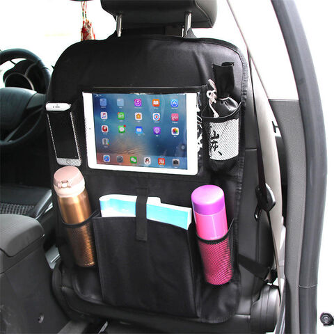 1 Pack Backseat Car Organizer, Kick Mats Car Back Seat Protector