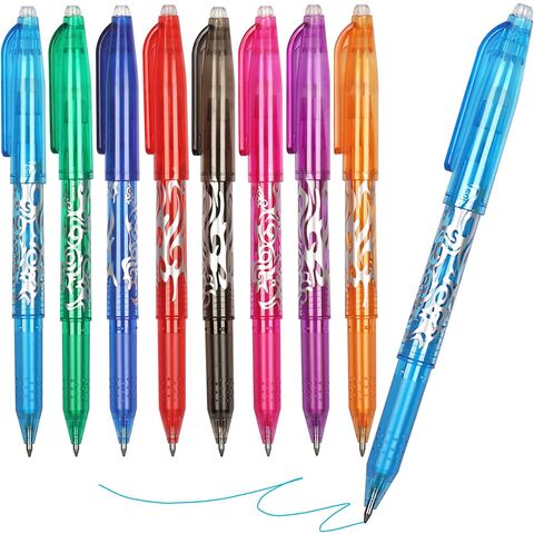 Erasable Gel Pens - 12Pcs Heat Erase Pens For Fabric,0.5Mm Fine