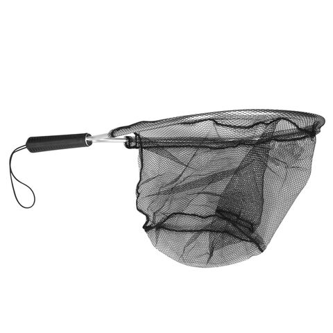 Dip Net Head Portable Fly Fishing Net Outdoor Fishing Accessories (White  32CM) C