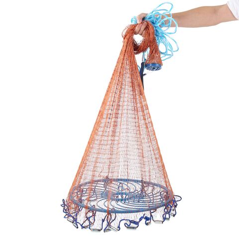 50m Length 1.5m Height 3 Layers Heavy Fishing Net with Float Fishing  Accessories,Bait Trap Fish Throw Net, Fishing Throw Net for Bait Trap Fish