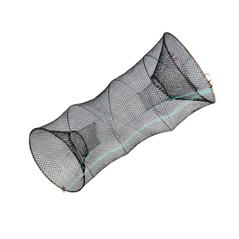 مادة النسيج قفص سمك المينو الأسود طعم صيد قابل للطي لصيد القاروص في المياه المالحة for sale at factory direct price