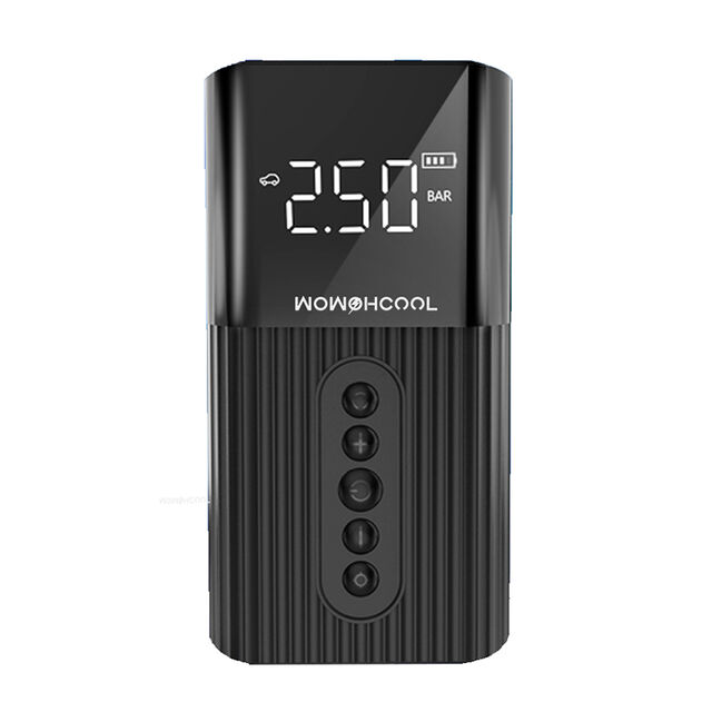 منفاخ الإطارات المحمول OEM/ODM WW-D15، ضاغط هواء مع بطارية 6000 مللي أمبير في الساعة ومضخة إطارات كهربائية مزدوجة الطاقة 12 فولت تيار مستمر مع شاشة LCD for sale at factory direct price
