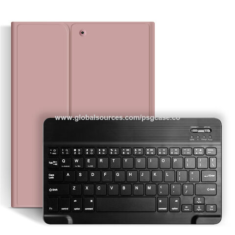 علبة لوحة مفاتيح وردية سحرية لاسلكية مع إضاءة خلفية للبيع بالجملة لجهاز iPad Air الجيل الرابع/الخامس 10.9 بوصة 2017 for sale at factory direct price