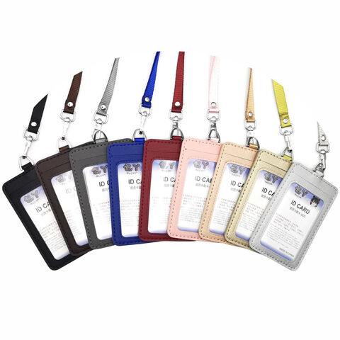 1 Piece Pu Leather and Aluminum Card ID Holders RFID Aluminium