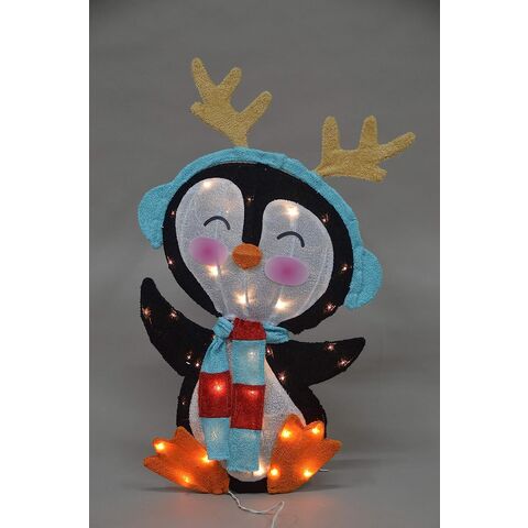 LED Pinguin Weihnachtsdekoration für Innen und Außen - Beleuchtete Weihnachtsornamente for sale at factory direct price