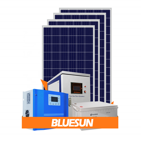 Bluesun Off Grid Solar System 3kw 5kw 10kw Home Solar Panel Kit 10kw 10 ...