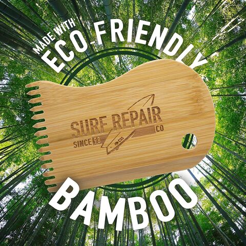 Wholesale Surfing Accessories Surfboard Wax Comb Custom Logo Bamboo ...