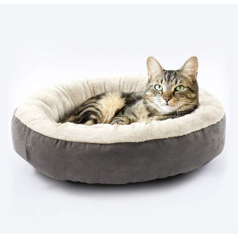 Factory Direct High Quality China Wholesale Wholesale Custom Comfortable Ultra Soft Round Donut Cushion Bed Cute Pet Cat Beds 9.42 from Market Union Co. Ltd. Globalsources