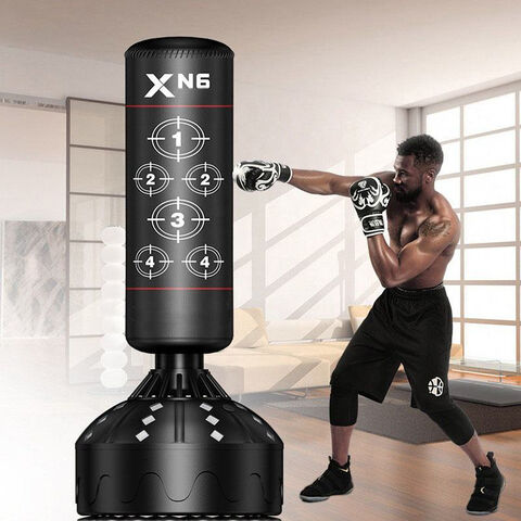 Free Standing Boxing Punch Bag 6FT Kick Martial Art mma Heavy Duty Adult  Stand