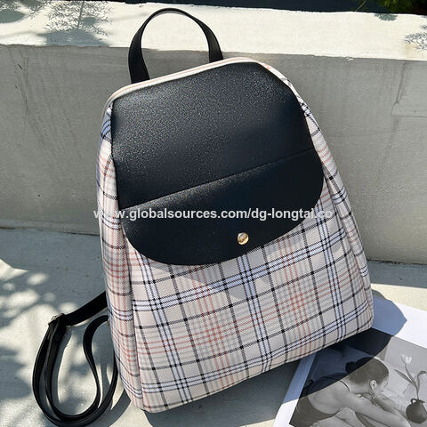 Buy Wholesale China New Plaid Backpack Purse 2023 Ladeis Bag College  Students Schoolbag Outdoor Large-capacity Leisure Shoulders Backpacks &  Backpack Purse at USD 3.75