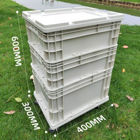 Caja de Almacenamiento para Camping Grande, Duradera, Estable y Colorida, Estilo Industrial PE - Precio de Promoción