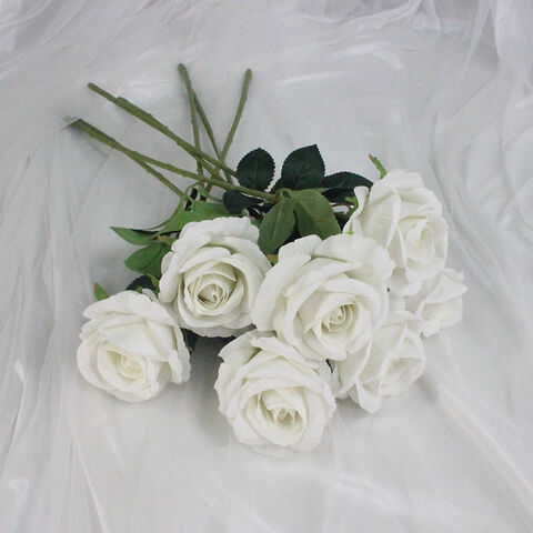 Buy Wholesale China Real Touch Artificial Flower Bouquets, White