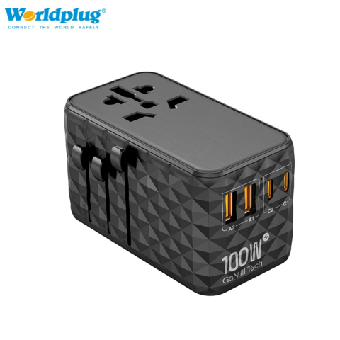 Chargeur mural rapide USB-C GaN 100W PD 3.0 très demandé, Adaptateur de voyage universel rapide double USB for sale at factory direct price