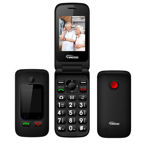 Buy Wholesale China Oem/odm 4g Clamshell Senior Phone Big Buttons Larger  Fonts Flip Phone With Cradle And Sos Button Of Fast Calling For Seniors &  Phone at USD 18