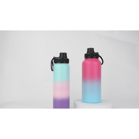 Travel 18oz Double Wall Stainless Steel Thermo Vacuum Flask Sports Insulated Water Bottle With Handle Lidpopular Water Bottle Stainless Steel Vacuum Aluminium Sport Water Bottle Water Bottles Buy Chin...