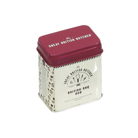 Buy Wholesale China Factory Spice Jar Rectangle Spice Tin Metal