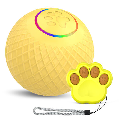 Pelota de juguete interactivo para perro, juguete inteligente activado por  movimiento, bolas de burlas móviles automáticas