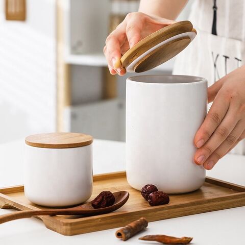 Kitchen Storage Canisters, Custom Tea Coffee Sugar