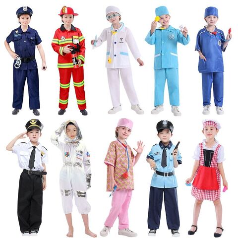 childrens dress up clothes 14Pcs Toddler Dress Up Clothes,Boys Dress Up Costumes For Play,Kids Dress Up Set With Firefighter,Construction Worker,Chef,Police Costume,Toddler Boy