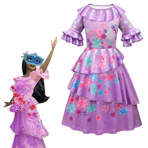 Encanto Mirabel Cosplay Costume Dress Outfits Kids Children Halloween Suit