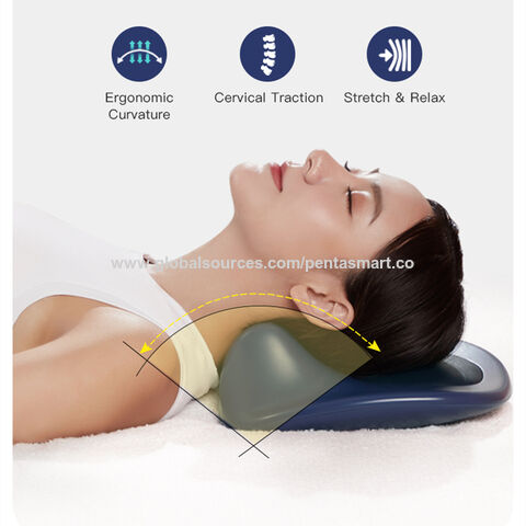 Buy Wholesale China China Wholesale Travel Neck Massage Pillow Heated Ems  Pulse Neck And Shoulder Massager & Electronic Neck Massage Pillow at USD  38.5