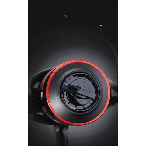 Explosive Models Top Fashion Solid Black Plastic Fly Fishing Reel