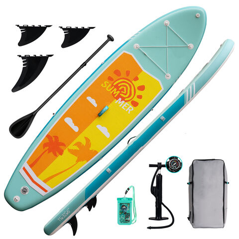 Venta caliente de alta calidad de PVC EVA resistente portátil mango de seguridad tabla de surf inflable