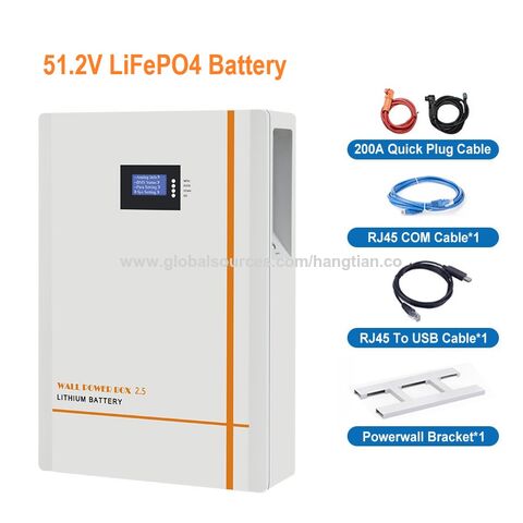 Buy Wholesale China 48v 51.2v 20kwh 30kwh 50kwh Lifepo4 Battery Solar Home  Energy Storage Lithium Ion Power Wall & Powerwall at USD 350