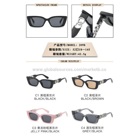 Wholesale Luxury Brand Fashion Square Women Rimless Oversized Sunglasses  Newest 2022 Eyewear Hight Quality Men Wholesale Glasses From m.
