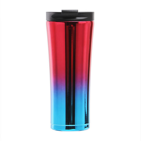 Stainless Steel Cherry Blossom Thermal Mug with Lid Double Wall Coffee  Leak-Proof Water Cup Travel Camping Tea Tumbler Drinkware