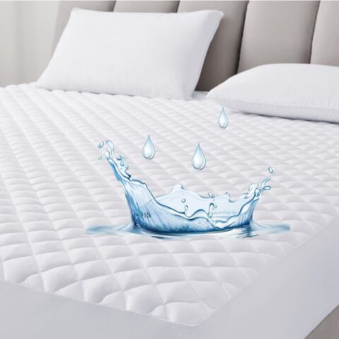 Thickened Non Slip Bed Sheets Waterproof Breathable Elastic Mattress  Protector Cover Queen Size Quilted Process Fitted Sheet