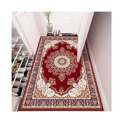Buy Wholesale China Persian Pattern Printed Small Area Carpet Welcome  Outdoor Indoor Polyester Anti-slip Back Foot Mat Floor Door Mat & Door Mat  at USD 0.7