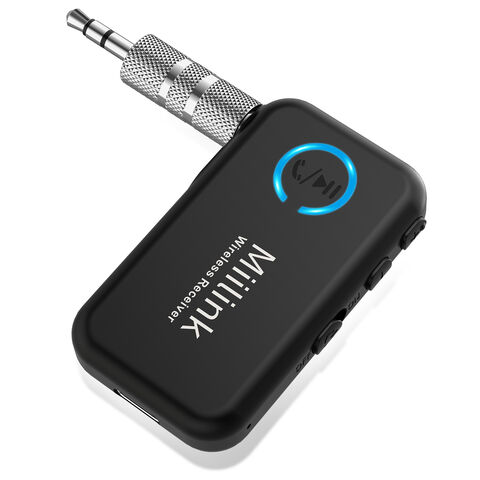 Bluetooth 5.2 Speedbluetooth 5.3 Receiver Adapter For Car - Hands-free  With Mic, 3.5mm Aux