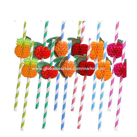 200 Pajitas de Papel Ecológicas de Colores, 6 Pajitas TReutilizables de  Colores, Pajitas Papel Beber, para fiestas, bodas, cumpleaños, Navidad  (Color) : : Hogar y cocina