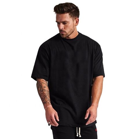 New Design Cotton Loose Fit Black Tee Blank Oversized Men T Shirt - China  Bulk Black T Shirts and Black T Shirts price