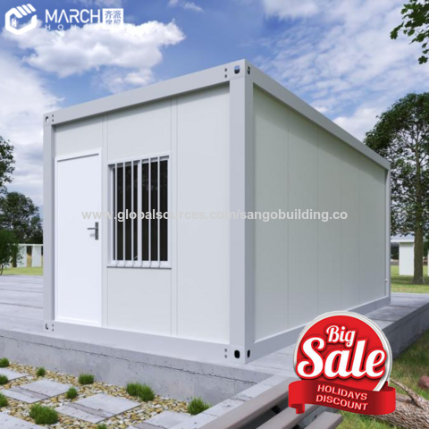 Casa container dobrável recipiente pré-fabricado 3 quartos recipiente casas 20ft prefab transporte for sale at factory direct price