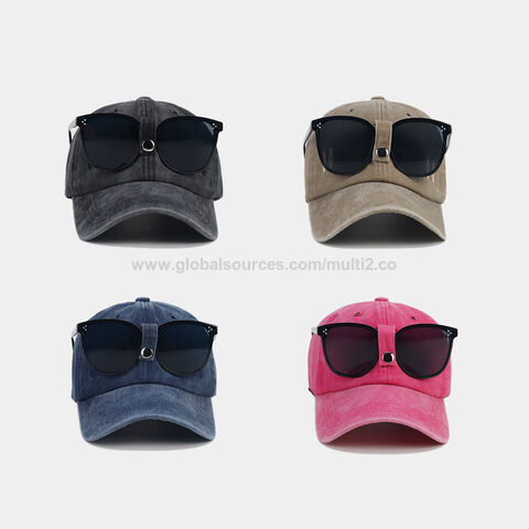 Gorra de Béisbol Retro Estilo Piloto con Gafas de Sol - Gorra Hip Hop de Moda